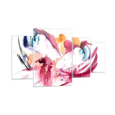 Produktbild von Bilder auf glas - weiblich Blume Sommer Flitterwochen - 160x90cm - Glasbilder - Wandbilder - Kunstdruck - Wanddekoration aus Glas - Glas Bilder - Wandbild auf Glas - GDL160x90-3059