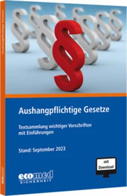 Produktbild von Aushangpflichtige Gesetze