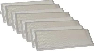 Produktbild von vhbw 8x Filter G4 kompatibel mit Wernig ComfortVent Q600, Q350, Q450 Lüftungsgerät - Filterset, 50 x 16 x 4 cm Weiß