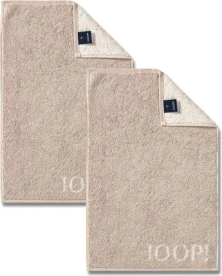 Produktbild von 2 Stück Joop! Gästetuch Classic Sand Beige 1600-30 30x50
