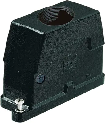 Produktbild von HARTING Han 24HPR Tüllengehäuse, 1xM50 gerader Kabelabgang, Schraubverriegelung - 1 Stück