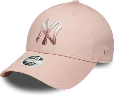 Produktbild von New Era Women MLB 9FORTY Metallic Logo Cap New York Yankees pastel pink