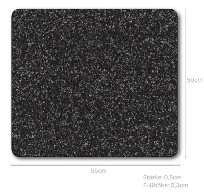Produktbild von Kesper Multi-Abdeckplatte, Glasschneideplatte, anthrazit/granit, 50x56x1,4cm (1 Stück)