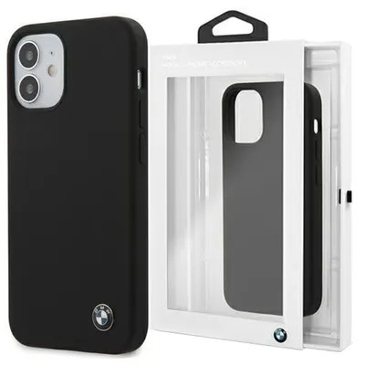 Produktbild von BMW Apple iPhone 12 Mini Black Back cover case - Metal Logo