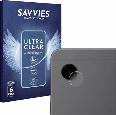 Produktbild von 6x Für Samsung Galaxy Tab A9 LTE (NUR Kameraschutz) Schutzfolie Savvies Displayschutz Display Schutz Folie Klar Transparent