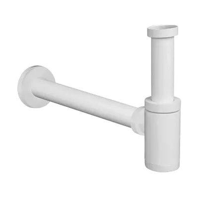 Produktbild von Design Waschbecken Siphon rund weiß