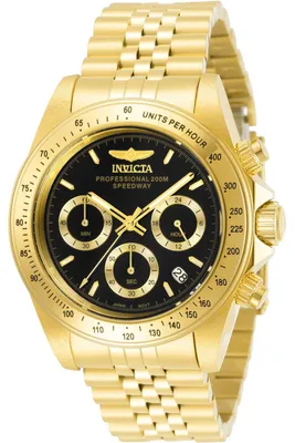 Immagine prodotto di Invicta Speedway 31001 Orologio da Uomo - Movimento al Quarzo - Acciaio Inossidabile con Quadrante Nero - 39 mm