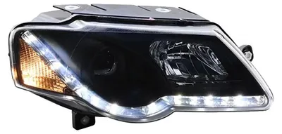 Obrázek produktu pro Světlomet, kompatibilní s VW Passat B6 2006-2011, denní svícení, bi-xenonová čočka, LED žárovka