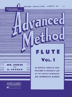 Produktbild von Rubank Advanced Method: Flute Vol. 1 (Rubank Educational Library No. 95) - Flute Sheet Music Book