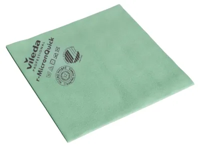 Produktbild von 20x Vileda r-MicronQuick Microfasertuch - 5 Tücher - Grün | Packung (5 Tücher)
