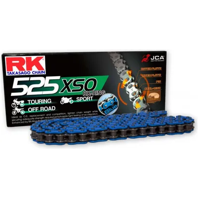 Zdjęcie produktu dla Kette RK X-Ring 525XSO / 120 Nietschloss blau