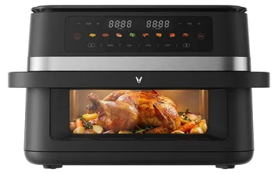 Doppel-Fritteuse 11 L, digital, 1400–2800 W, Timer, Touch