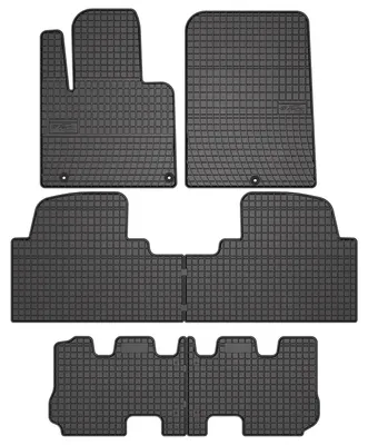 Zdjęcie produktu dla Dywaniki gumowe do Kia Sorento III 2015-2020 – czarne, dopasowane – Wielganizator SolidPRO