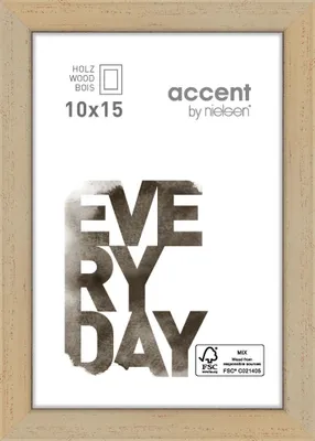 Obrázok produktu pre Nielsen drevený rám Zoom 10x15 cm zlatý