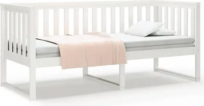 Produktbild von vidaXL Tagesbett ohne Matratze Weiß 80x200 cm Massivholz Kiefer
