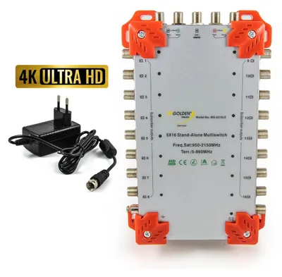 Produktbild von Golden Media 5/16 Multischalter 16 Teilnehmer Digital 4K, 8K, HD HD Receiver PVR