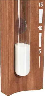 Produktbild von Famanu Sanduhr aus Thermoholz mit weißem Sand - stilvolle Zeitmessung