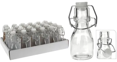 Produktbild von Flasche mit Bügelverschluss, Inhalt: 0,075 Liter