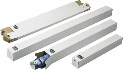 Produktbild von Versandhülse Viereck 1100x75x75mm weiß Packung mit 20 Stück