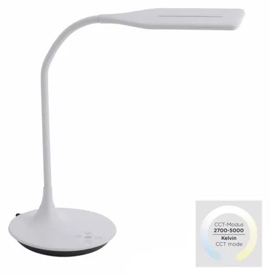 Image de Lampe de table LED blanche, Touchdimmer, CCT, H 67 cm