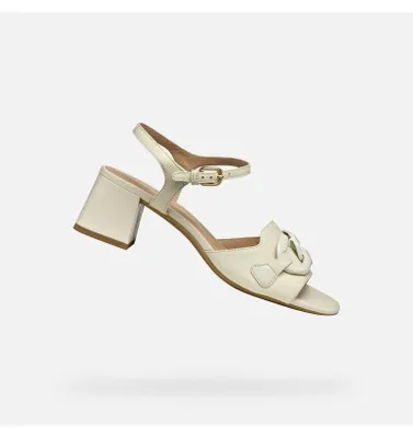 Produktbild von Geox Cremefarbene Damensandalen New Eraklia 50 T 37