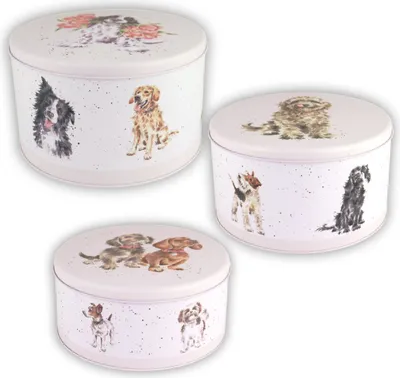Produktbild von Wrendale Designs Keksdosen 3er Set Hunde