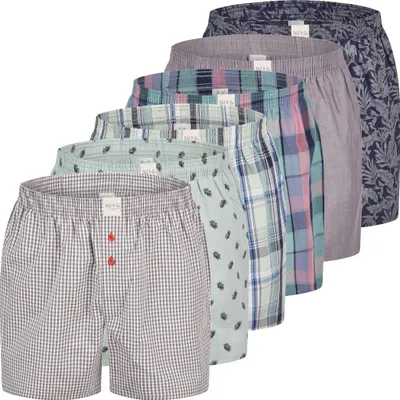 Produktbild von Phil & Co. Berlin Herren Boxer 6-Pack Classics - Set 21 - Größe M