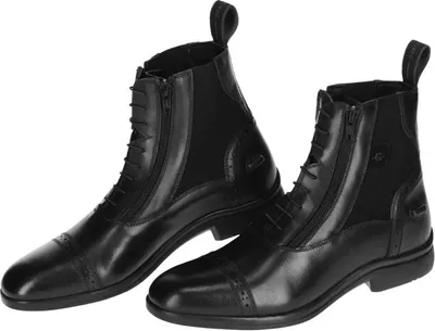 Produktbild von Covalliero Reitstiefelette Vienna Echtleder schwarz, Schuhgröße:42
