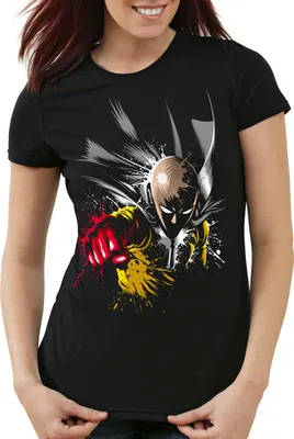 Produktbild von style3 Saitama Punch Damen T-Shirt one anime manga, Größe:S