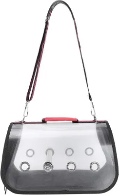 Produktbild von Famanu Tragetasche für Vögel - Tragbare Papageienkäfig - Atmungsaktiv und Leicht - Outdoor Vogeltasche mit Sitzstange - Geeignet für kleine Haustiere