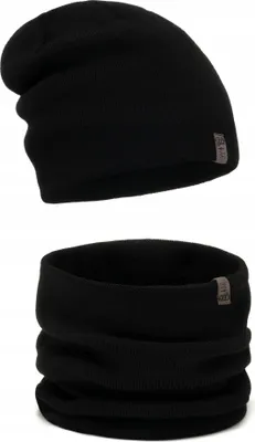 Produktbild von SCHWARZES HERREN-SET: HUT, Mütze und SCHAL