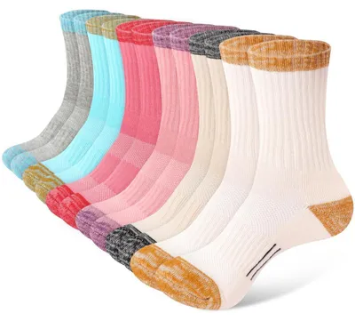 Immagine prodotto di Calzini sportivi da donna, 6 paia, in cotone, traspiranti, alla caviglia, taglia 35-38