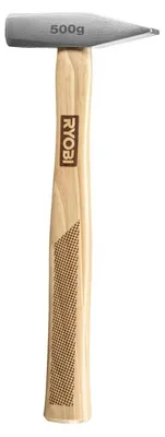 Produktbild von Schlosserhammer – RYOBI – 500 g – Gehärteter Stahl – Ergonomischer Griff – Braun