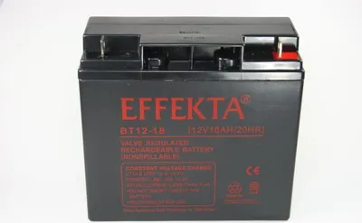 Produktbild von Effekta BT12-18 12V 18Ah Blei Akku / Blei-Vlies Akku AGM VRLA