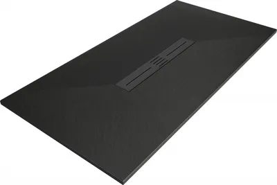 Produktbild von Mexen Toro rechteckige Duschwanne SMC 180 x 80 cm, schwarz, schwarze Abdeckung - 43708018-B