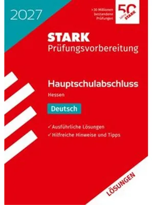 Produktbild von STARK Lösungen zu Deutsch - Hauptschulabschluss 2027 Hessen - Prüfungsvorbereitung
