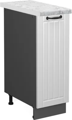 Immagine prodotto di Armadio cucina dispensa alto Vicco Fame-Line Bianco rustico 30 cm , PL Marmo, Model 46318
