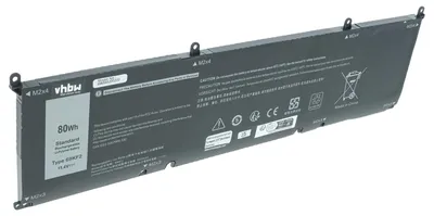 Produktbild von vhbw Akku Ersatz für Dell 70N2F, DVG8M, M59JH, P8P1P, 69KF2, 8FCTC für Notebook (7000 mAh, 11,4 V, Li-Polymer)