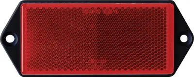 Produktbild von LAS Reflektor rechteckig rot 2 Stück