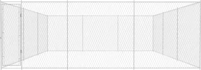 Produktbild von vidaXL Outdoor-Hundezwinger Verzinkter Stahl 570x570x185 cm