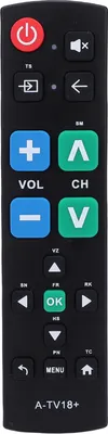 Zdjęcie produktu dla Zamiennik pilota do telewizora Samsung Duże przyciski Pilot ABS do telewizora Łatwy dostęp Czarny