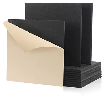 Productafbeelding van Zelfklevende Akoestische Panelen 30x30 cm - Geluidsabsorberende Wandpanelen voor Studio en Kantoor