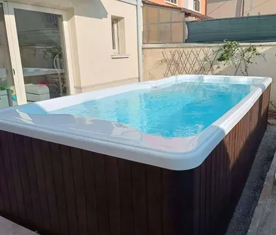 Produktbild von Swimmingpool, Schwimmbad, Garten Pool, Pool SWIM SPA KONGO mit Whirlpool 476 x 225 x 120 cm