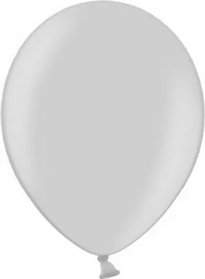 Produktbild von Belbal Metallic Luftballons, 13 cm, 100 Stück SG4298 (Einheitsgröße) (Metallic Silber)