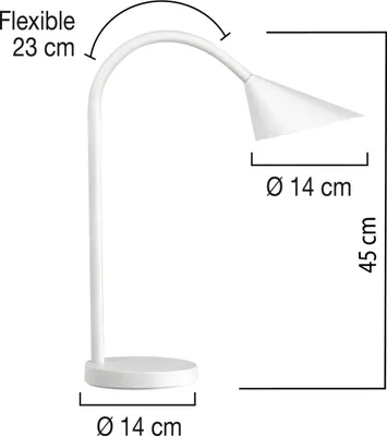 Produktbild von Unilux SOL Tischleuchte 4 W LED Weiß