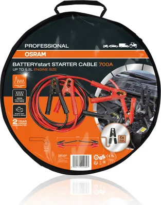 Produktbild von OSRAM BATTERYstart PRO Batterie Starthilfekabel 700A 1Set