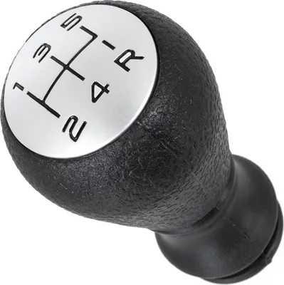 Immagine prodotto di Pomello del cambio nero argento a 5 velocità per Peugeot 206 207 306 307 406 407 807