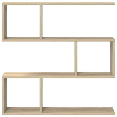 Produktbild von vidaXL Wandregal Sonoma-Eiche 80 x 12 x 79,5 cm Holzwerkstoff