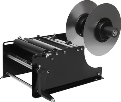 Immagine prodotto di Macchina etichettatrice manuale, alta velocità (10-30 pezzi/minuto), precisione ±0,5 mm, colore nero