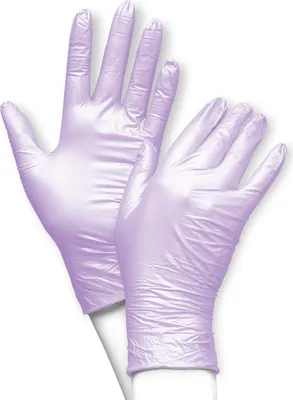 Produktbild von Einweghandschuhe Fancy Violet - puderfrei - Gr. L - 1000 Nitrilhandschuhe